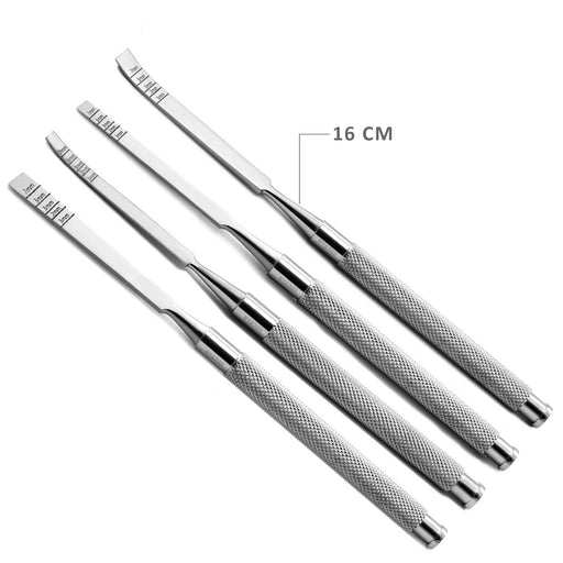 Bone Chisel Set of 4 With Markings