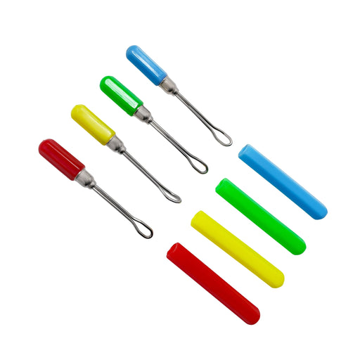 Ear Wax Cleaning Loops With Caps, Set of IV