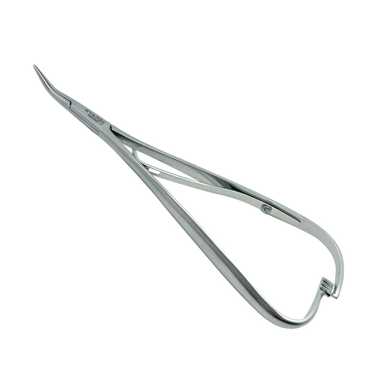 Curved Needle Holder | Mathieu Samaha Needle Plier| HYADES Instruments
