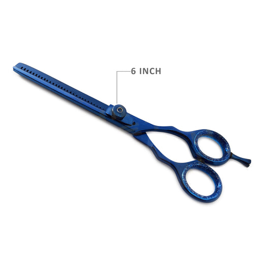 Professional Blue Single Thinning Scissor 6 Inch Sharp Razor Shear