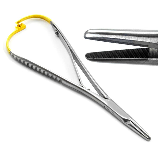 [Professional Grade Dental Instruments, Surgical Equipment, and Veterinary Medical Tools ]-HYADES Instruments, Needle Holder Forcep | Mathieu Needle Holder | HYADES Instruments