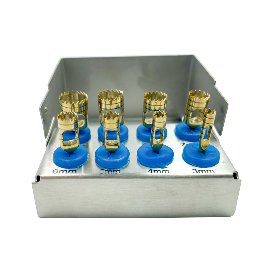 Trephine Drill Kit 8 Pieces