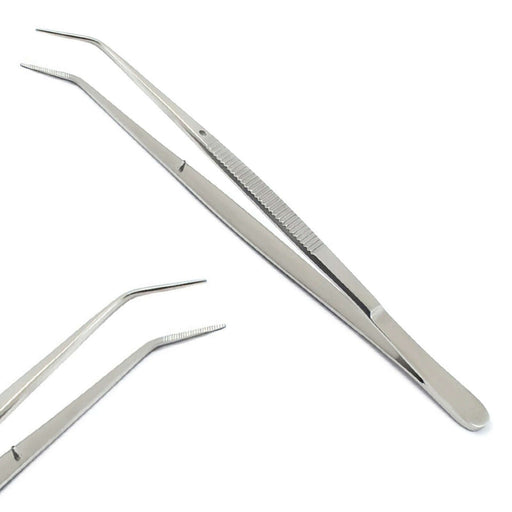 3 London College Self Locking Tweezers Forceps Serrated Dental Surgical Lab